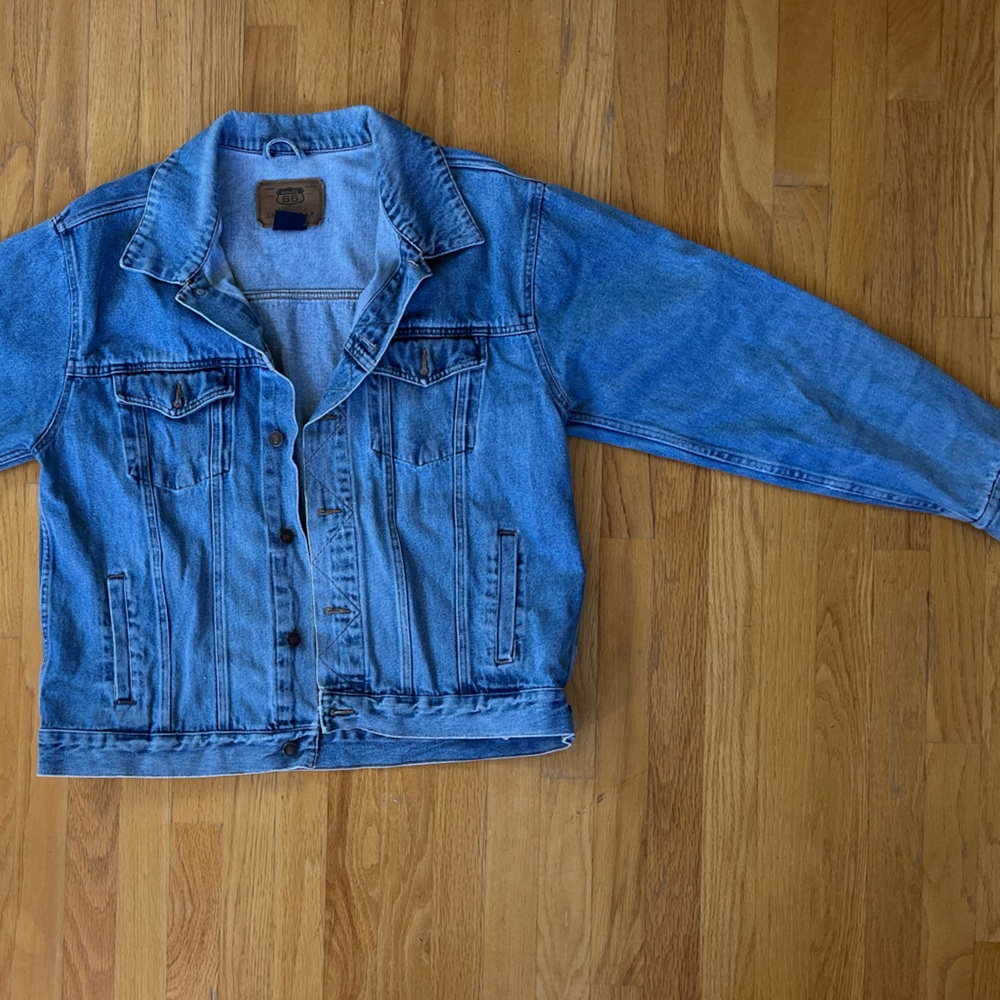 Route 66 denim jacket